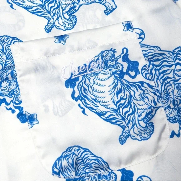 Jeeter Pursuit of Paradise Tiger Shirt - White Size Small unisex - Picture 10 of 12